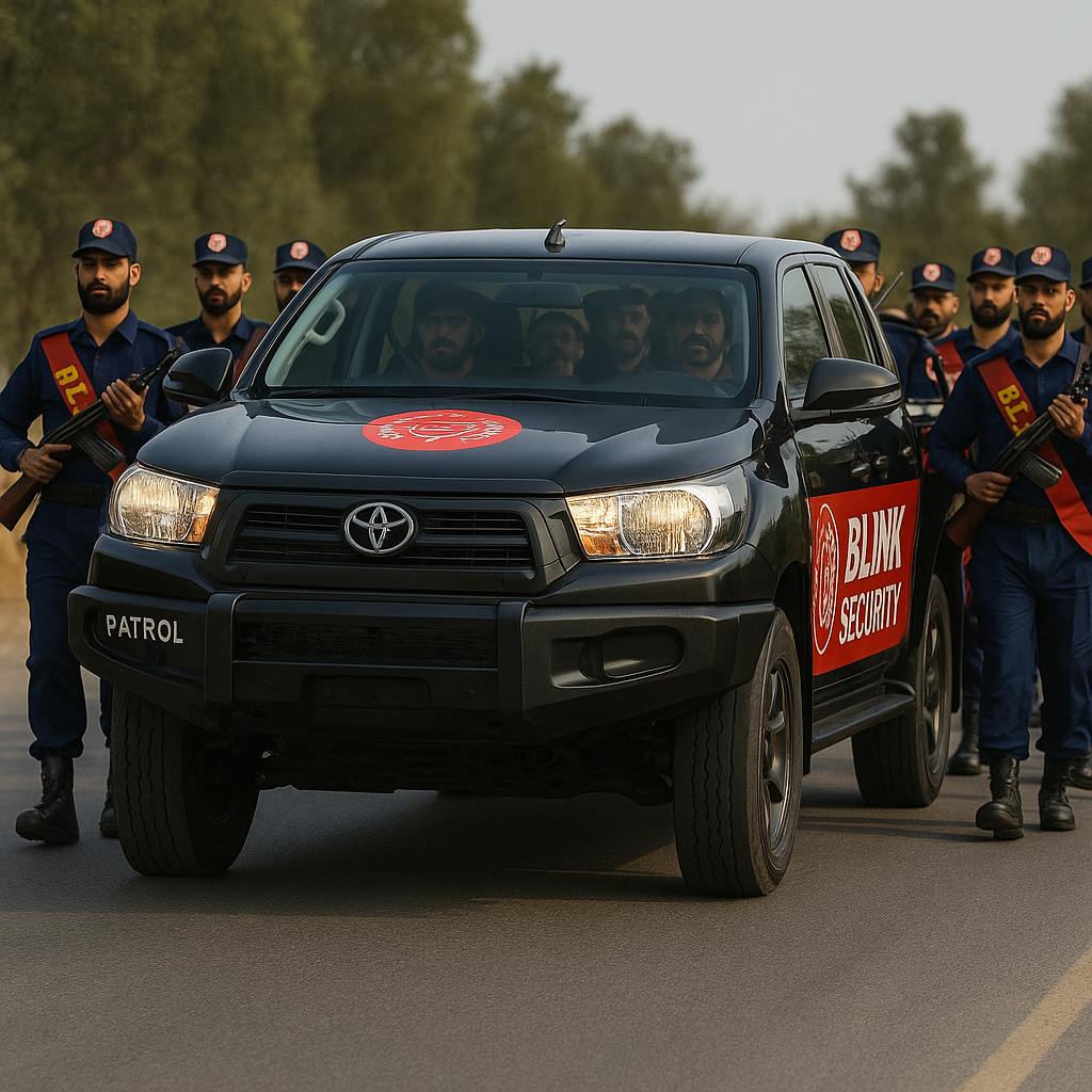 Blink Security Escort Vehicle